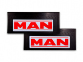 Брызговик 660x270мм задний световозвращающий красный 2шт MAN T900048 ТСП РОССИЯ